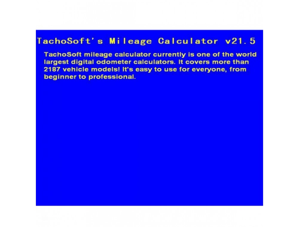 Tachosoft mileage calculator software free download